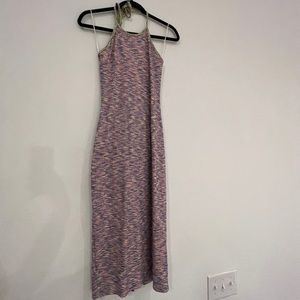 Lisa Says Gah Halter Midi Dress with Open Back